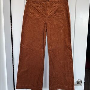LOFT Brown Wide Leg Pants